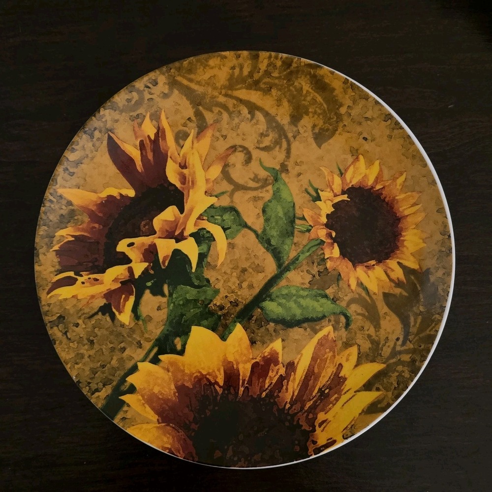 Cracker Barrel Family Traditions Sunflower Plate